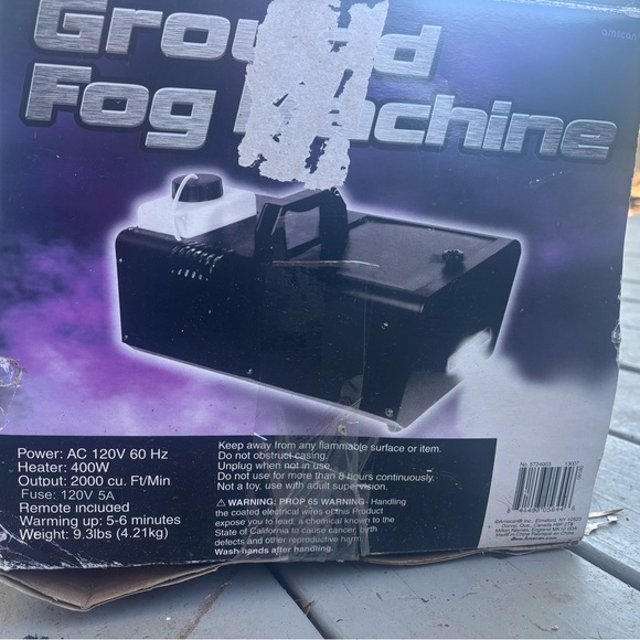 Ground Fog Machine with Remote - Picture 4 of 4